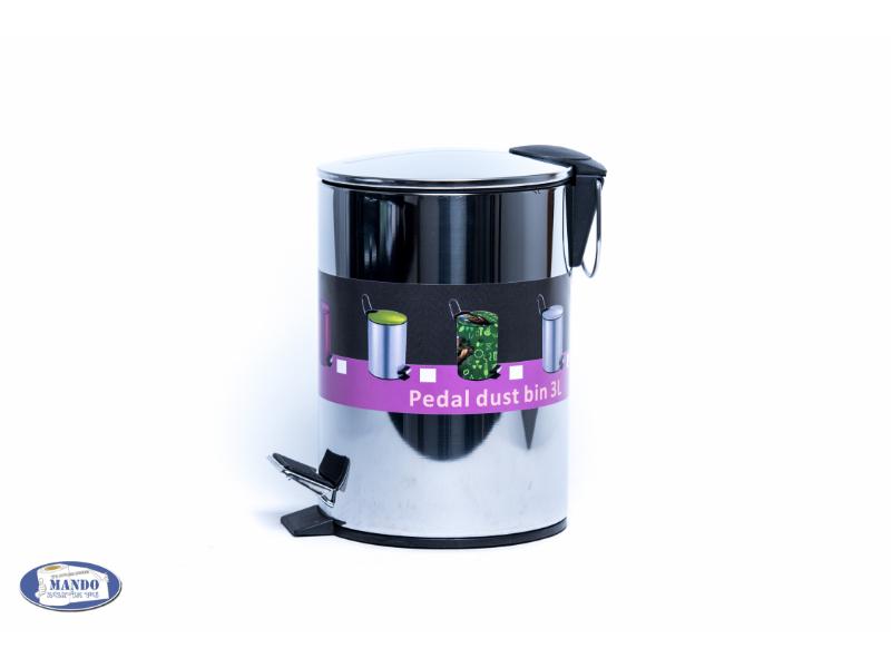 פח נירוסטה 3 ליטר דוושה